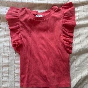 Zara Women's Pink T-shirt